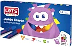 Lets Mum Pastel Boya Karton Kutu Jumbo 12 Renk L-6512