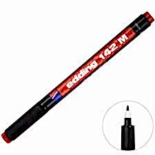 EDDİNG ASETAT KALEMİ M KIRMIZI 142