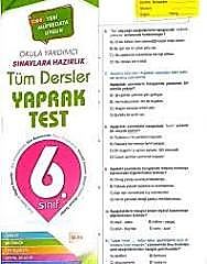 ELEMENT YAPRAK TEST 6.SINIF