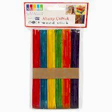 SÜDOR AHŞAP ÇUBUK BÜYÜK RENKLİ