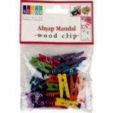 SÜDOR MANDAL AHŞAP 25 Lİ BÜYÜK RENKLİ