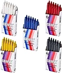 Brons Tebesir Yuvarlak Yagli Siyah 12 LI BR-251